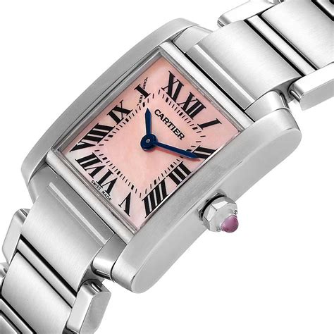 cartier tank francaise donna rosa|cartier tank francaise watch.